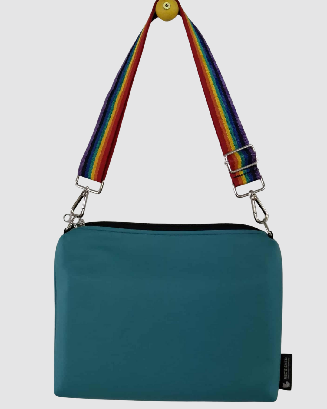 Vinyl Handbag Strap - Rainbow
