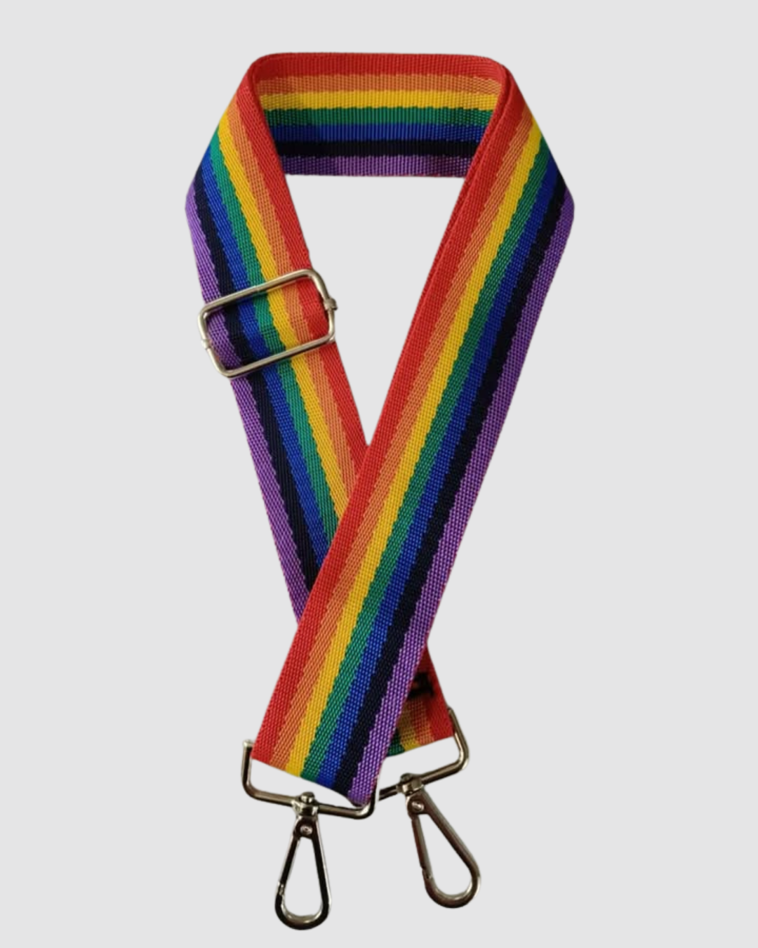 Vinyl Handbag Strap - Rainbow