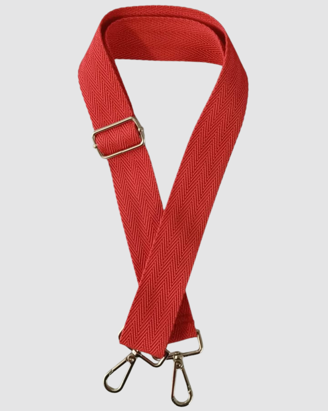 Vinyl Handbag Strap - Red