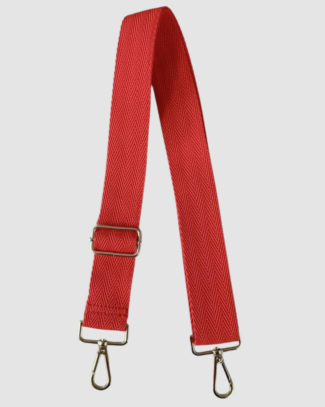 Vinyl Handbag Strap - Red
