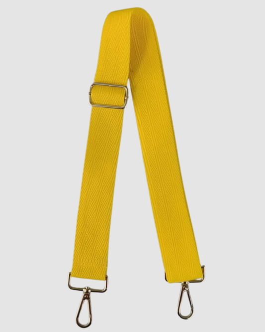 Vinyl Handbag Strap - Yellow