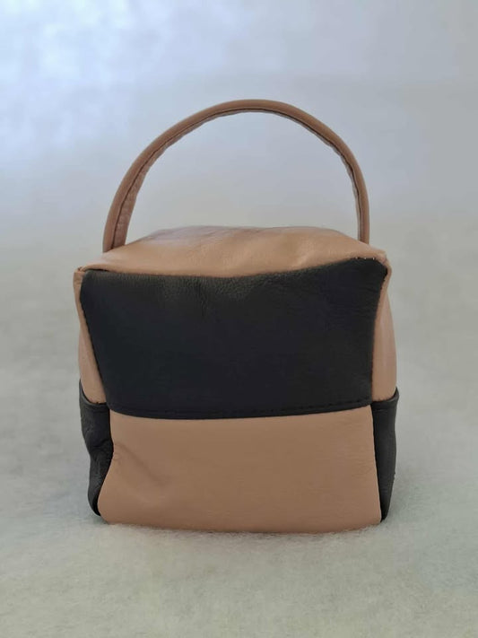 Leather Door Stop (Tan and Black)