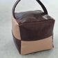 Leather Door Stop (Tan and Cherry)