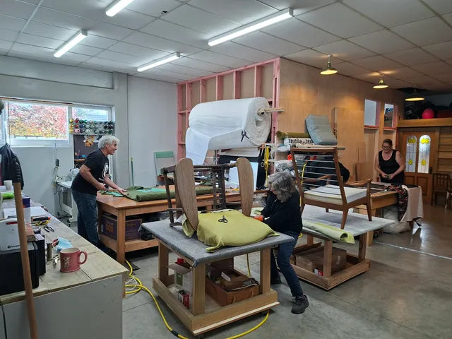 Upholstery Workshop in Action