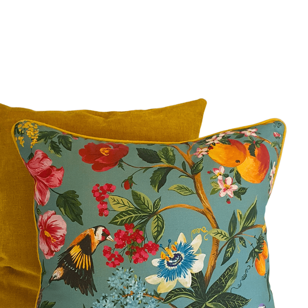 Golden Cornucopia Cushion Duo