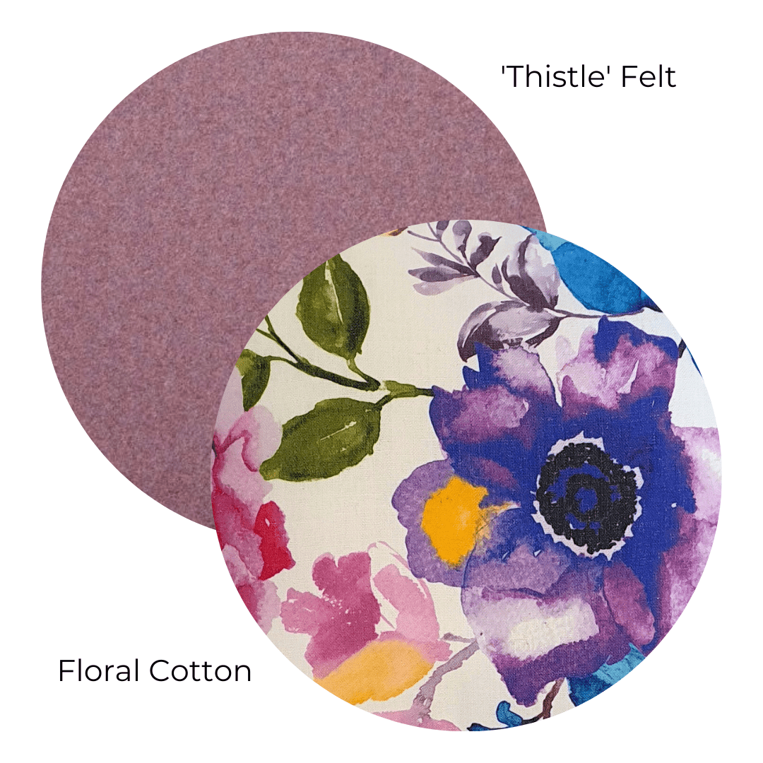 Pink Floral Cushion Duo